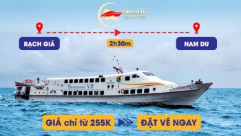 Lịch chạy tàu Rạch Giá - Nam Du 2027