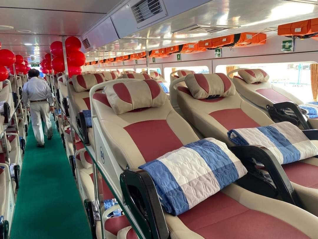 Hệ thống giường nằm hiện đại của tàu cao tốc Phú Sơn