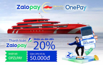 Giảm 20% Khi Đặt Vé Tàu Thanh Toán Qua ZaloPay Tại SaomaiFly