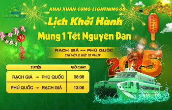 Thông Báo: Lịch Tàu Cao Tốc Lightning 68 Xuân Ất Tỵ 2025