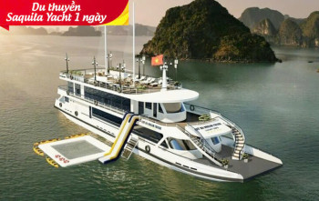 Du thuyền Saquila Yacht 1 ngày