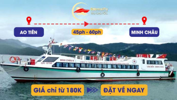 Vé Tàu Minh Châu Ao Tiên - Minh Châu