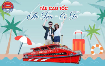 Tàu Kalong đi Cô Tô - test