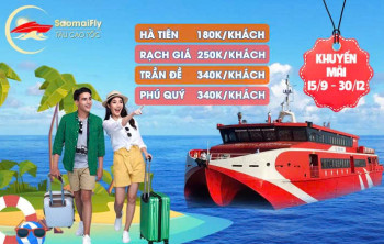 Tàu Đỏ (Phú Quốc Express) Siêu Khuyến Mãi Từ 15/9 - 30/12