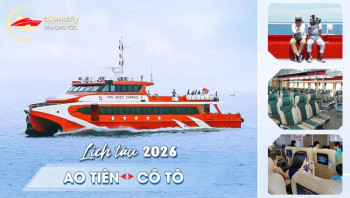 Lịch Tàu Ao Tiên - Cô Tô 2026 Và Lưu Ý Đặt Vé Dịp Cao Điểm