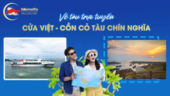 Vé Tàu Trực Tuyến Cửa Việt - Cồn Cỏ Tàu Chín Nghĩa
