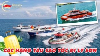 Các hãng tàu cao tốc đi Lý Sơn từ cảng Sa Kỳ 2026