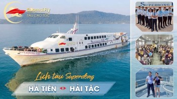 Lịch chạy tàu Hà Tiên - Hải Tặc 2027