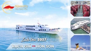 Lịch chạy tàu Rạch Giá - Hòn Sơn 2027