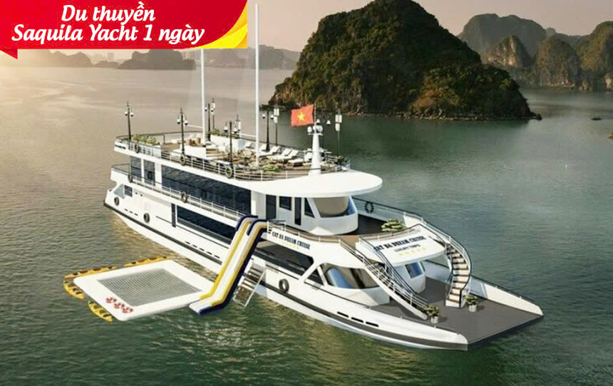 Du Thuyền Saquila Yacht 1 Ngày Khám Phá Vịnh Hạ Long