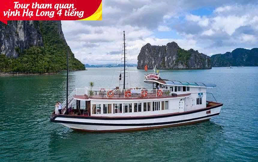 Tour Tham Quan Vịnh Hạ Long 4 Tiếng Tàu Đẹp - Giá Tốt
