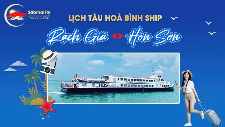 Lịch Tàu Hoà Bình Ship Rạch Giá - Hòn Sơn 2026
