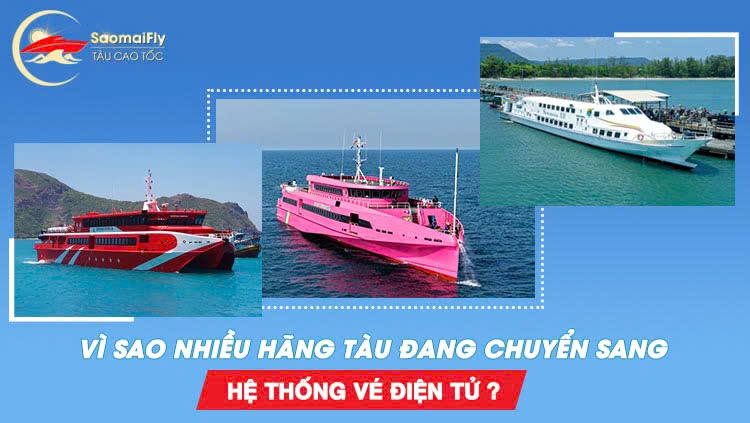 Vì sao nhiều hãng tàu đang chuyển sang hệ thống vé điện tử?