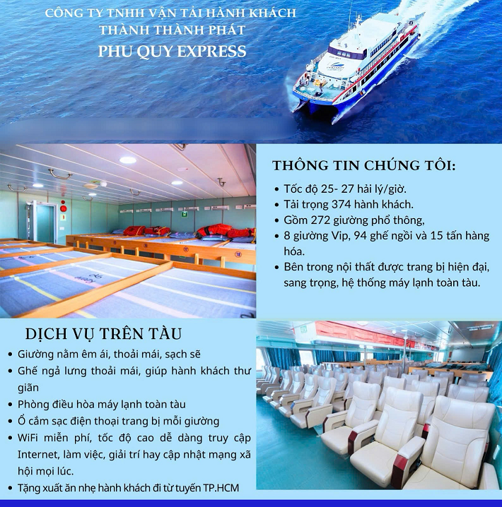 Tàu đi Phú Quý, tàu cao tốc 5 sao đi Phú Quý